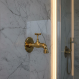 Handcrafted Moroccan Brass Faucet – Traditional Engraved Hammam