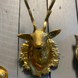 Handmade Moroccan Brass Deer Head Faucet – Luxury Antique Stag Water Spout – Fez Artisan Craft.