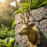 Handmade Moroccan Brass Deer Head Faucet – Luxury Antique Stag Water Spout – Fez Artisan Craft.