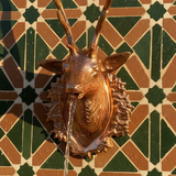 Handmade Moroccan Brass Deer Head Faucet – Luxury Antique Stag Water Spout – Fez Artisan Craft.