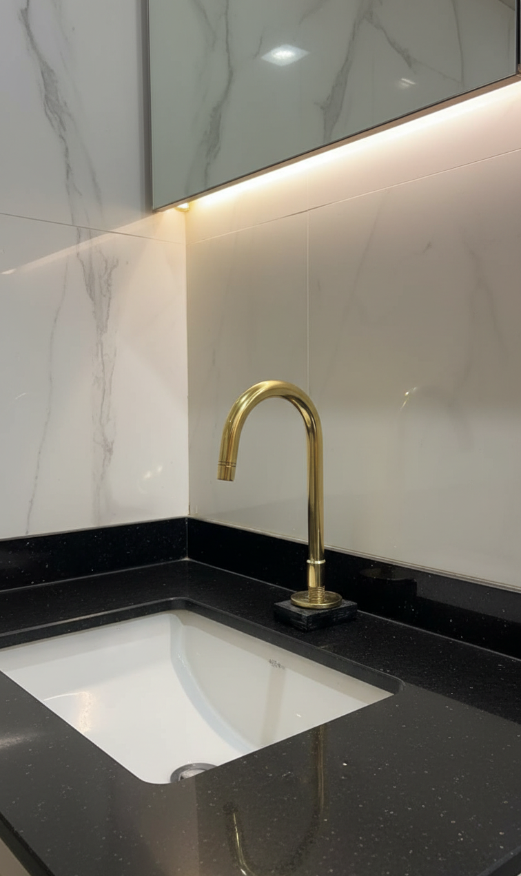Heritage Gooseneck Kitchen Tap - Solid Unlacquered Brass .
